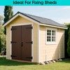 27" Ground Anchors Heavy Duty Shed Anchors Kit, Mobile Home