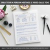 Meeting Minutes Note Taking Professional Notepad | Plan, Record and