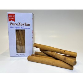 True Ceylon Cinnamon Sticks | 100% Natural Product from Sri Lanka | 100g (3.52oz) 5in cut cinnamon quills