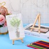 PLAZOTTA 24 Pack 6" Small Art Easel Stand, Tabletop Wooden