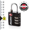 Master Lock 4680EURDBLK Combination Travel Padlock TSA Certified, Black, 5,5