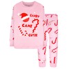 DAUGHTER QUEEN Girls Pajamas Kids Christmas PJs Size 8 100%