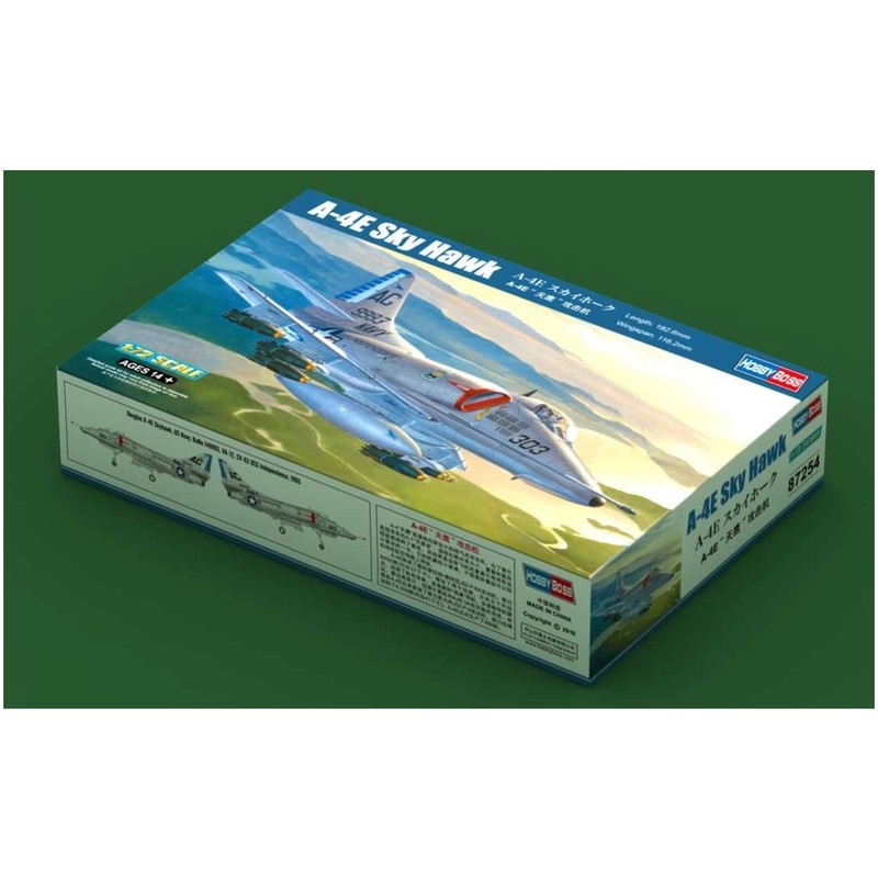 Hobby Boss 087254 A-4E Sky Hawk Fighter Model Kit, Model
