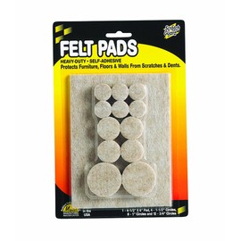 Restor-It 88499 Scratch Guard Felt Pads Combo Pack, Beige