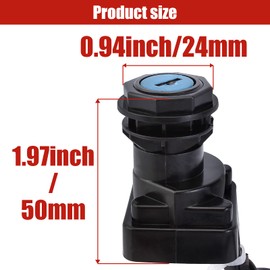 YOFMOO LT160 LT230 LT300 Ignition Key Switch Compatible with Suzuki Quadrunner 160 230 250 300 LTF160 LTF250 LTF250F LTF4WD LT160E LT230E LT300E LT4WD LTF4WDX LT F160 160 160E 230E F250 F250F 300E ATV