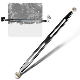 Motofunder Black Shift Linkage Shifter for Indian Scouts, Hussar Bobber, and Scout Sixty 2015-2024 (2-Hole Slotted Style)