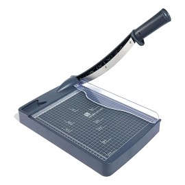 Guillotina Para Papel A4,Capacidad Para 16 Hojas,Recorte De 12 Pulgadas Con Barandilla,palanca Afilado,protección De Seguridad,cortadora De Guillotina