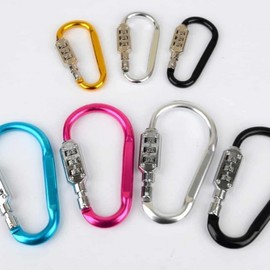 Dial Combination Lock Carabiner Cabinet Lock Small Combination Lock 2ea