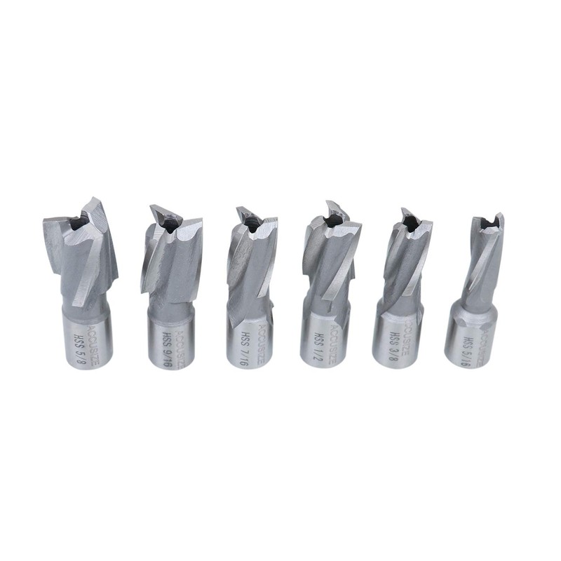 Accusize Industrial Tools 21 Pcs Hss Interchangeable Pilot Counterbore Set,