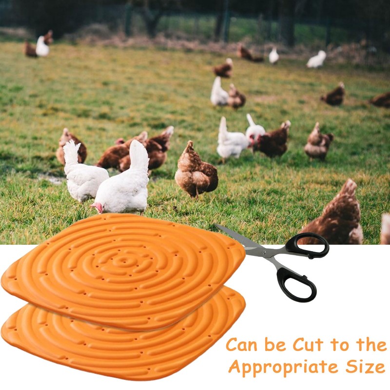 Pack of 8 Chicken Nesting Box Pads, Washable Nesting Pads