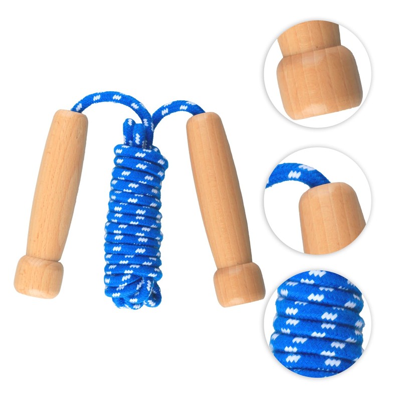 Luckious Wooden Handle Speed Jump Rope Durable,Slip-Resistant Fitness Tool for