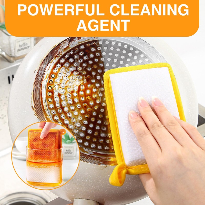 Leogony 7 Pcs Washing up Sponges, Double Sided Multi Purpose