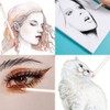 Sketching Highlight Pen, White Charcoal Pencil, White Pencil Set, Non-Toxic