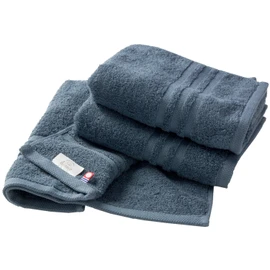 Hiorie Imabari Towel, Certified, Hotel’s Set of 3, Cloud Blue, 100% Cotton, Highly Absorbent, Durable, Plain, Made in Japan, Imabari Brand