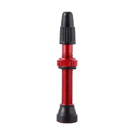 X AUTOHAUX 1pcs 55mm Bike Tubeless Valve Stem French Type Valve Aluminum Alloy Universal Red
