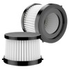 2-Pack HEPA Vacuum Filter Replacement for Handheld Vacuums, Washable and