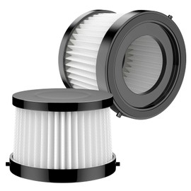 2-Pack HEPA Vacuum Filter Replacement for Handheld Vacuums, Washable and Reusable Filter Kit, High-Performance HEPA Dry Filter(Only HEPA Filter)