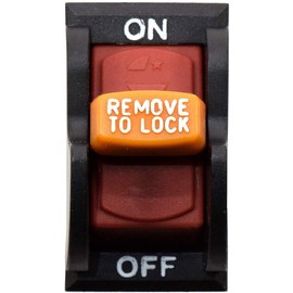 HQRP On-Off Toggle Switch compatible with Delta 489105-00 11-900 11-950 11-980 11-985 11-990 14-040 17-900 DP400 DP300L 17-950L Drill Press, 34-670 36-600 36-977 36-978 36-980 36-981 TS200LS Table Saw