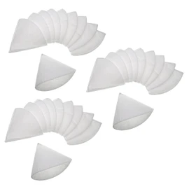 vhbw 30 x Cone Filter Replacement for Zehnder 990320032 for Ventilation System - Exhaust Filter G4, DN 125 White
