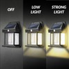 Solar Wall Lights Outdoor [2 Pack] Dusk to Dawn Solar