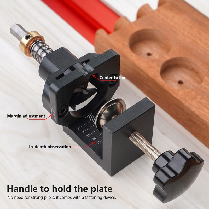 35 mm Hinge Drilling Template Door Cabinets Hole Opener for