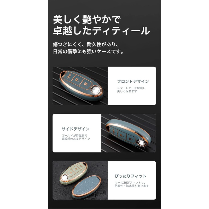 [igcase] keynissanblack parent SKU gold1, Black
