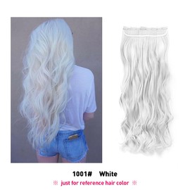 Clip In Hair Extensions 1 Pcs 5 Clips Half Full Head Synthetic Curly Hairpiece Natural Look