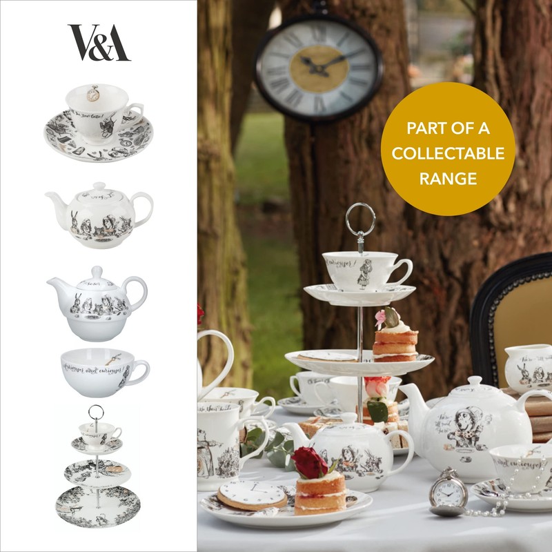 Victoria & Albert Alice in Wonderland Mini Teapot in Gift