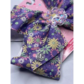Nickelodeon Jojo Siwa Flower Stones Multicolor Bow Hairbow