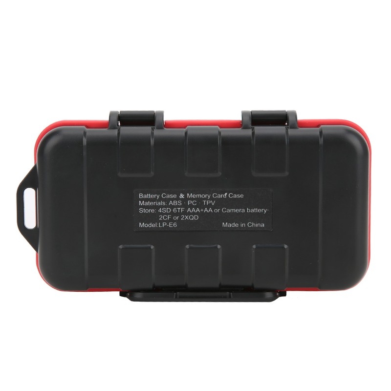 Drop Resistant Waterproof Camera Battery Memory Card Storage Box for