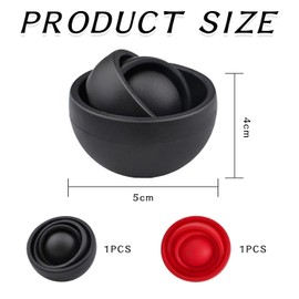 2 Flip Balls for Stress Relief, Fidget Toy for Adults, Stress Relief Toy for Adults, Table Toy, Fidget Balls, Stress Relief Balls