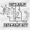 FEBEST Brake Caliper Guide Bolt 1874-ASJF-KIT