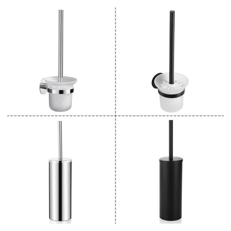 GERUIKE Toilet Brush Head, White, Replacement Brush Head for Toilet