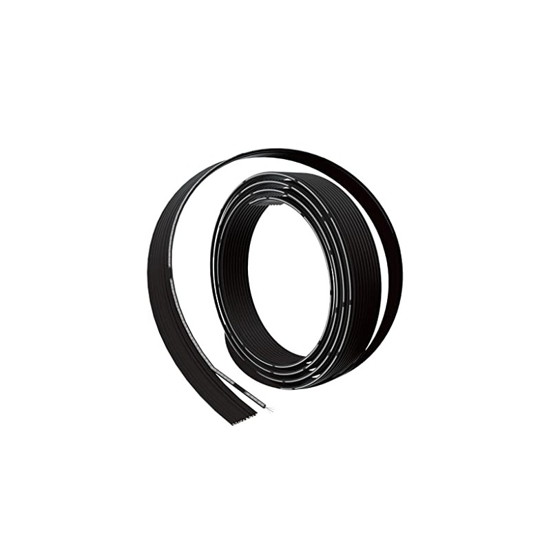 BNTECHGO 28 Gauge Silicone Ribbon Cable Flexible 10P Black 10
