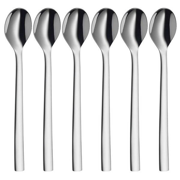 WMF Latte Macchiato Spoon Set of 6, 1-Pack, Stainless Steel