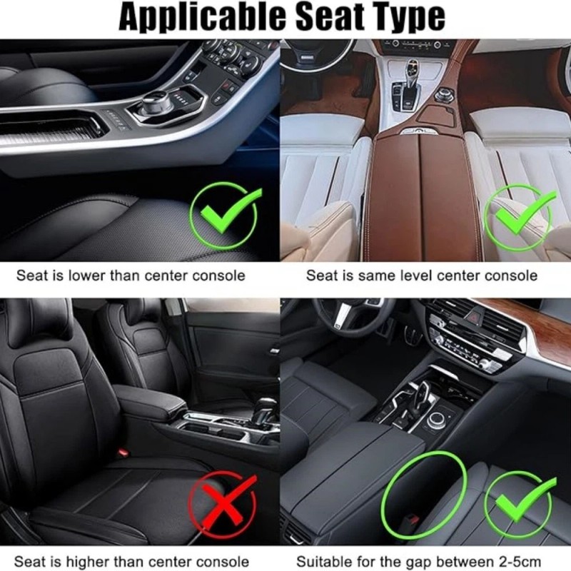 Unbranded Car Seat Seam Wedge Cup Holder Cell Phone Holder