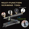 Hmyl Easy Multi function Scribing Tool, Zinc Alloy Smart Scribe