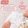 ICOTLE Discos de algodón ovalados (100 unidades) Óvalos de algodón