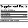 Reishi Mushroom (Ganoderma lucidum) - 450 mg (100 Capsules, ZIN: