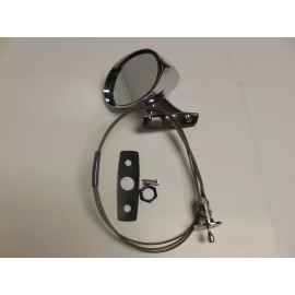 Vans Fits 70 Cuda Challenger E-Body LH drivers side chrome mirror 1970 NEW