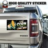 I Eat Corn The Long Way | Bumper Sticker or