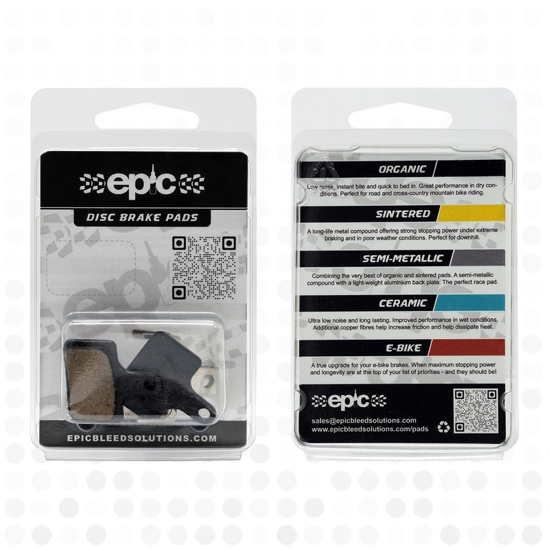 epic Disc Brake Pads for Shimano Brakes | K02S, K03Ti,