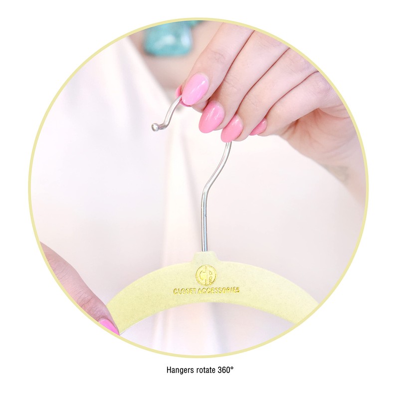 Closet Accessories Velvet Hangers 50 Pack Sturdy Heavy Duty Hangers