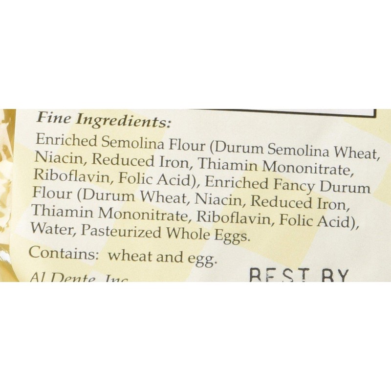 Al Dente Pasta Fttccne Egg