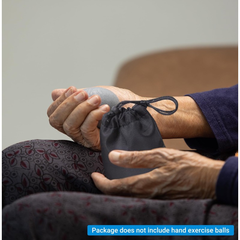Hand Exercise Ball Storage Bag - Protective Pouch for Grip