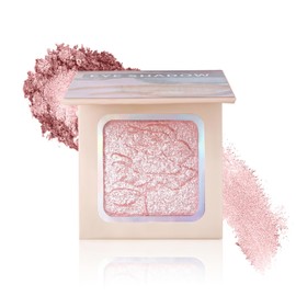 DAGEDA Glitter Eyeshadow,Holographic Chameleon Eye Shadow for Festival Accessories, Pearly Embossed Cream Eyeshadow, Long Lasting, High-Impact, Multi-Dimensional Eye Makeup 04 Fairy