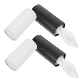 Mikinona 4Pcs Refillable Car Tissue Holder Soft Skin Friendly Cylinder Tissue Dispenser for Vehicles Offices Home Cup Holders Clean Organized Interior Accessories