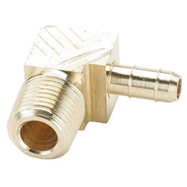 Parker Hannifin 229-4-2-pk20 Dubl-Barb Male Elbow Fitting, 1/4" Barb Tube x 1/8" Male Thread, Brass (Pack of 20)