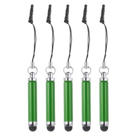 QUARKZMAN Metallic Stylus Pen Retractable Mini Capacitive Stylus Pen Aluminum Alloy for Universal All Touch Screen Devices Green