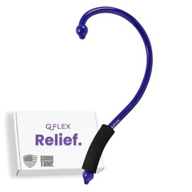 Q-Flex Massage Tool - Self-Massage Stick - Trigger Point Therapy, Muscle Care, Relaxation - Easy-to-Use Massager for Home & Travel - Seen On Shark Tank - Back, Neck, Shoulders, Feet - Great Gift Idea